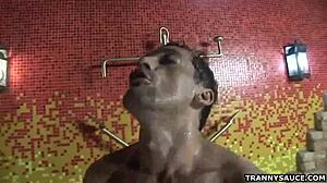 Tranny Blowjob Tug