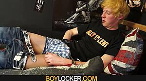 Cute Teen Jerks Dick