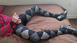 plaid shemale jerking