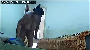 BBW Maid Naked Cleaning