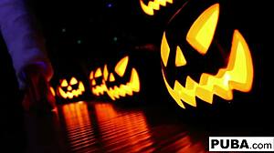 Blondes Share Halloween Fuck!