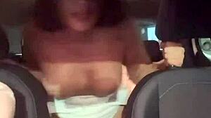 Asian rides big cock