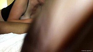 Interracial Hotel Blowjob