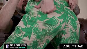 Cheating milf anal creampie