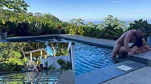 Outdoors Anal Blowjob