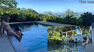 Outdoors Anal Blowjob