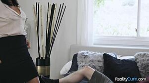 seducing with big boobs