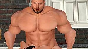 Muscle Hunk Fucks