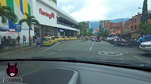 Licking pussy in car