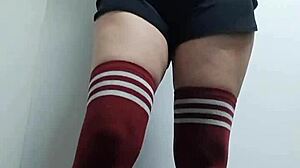 Topless Socks Tease