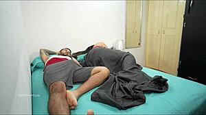 Bed Share Anal Creampie