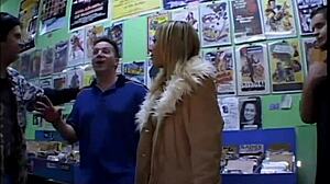 Blonde Group Licking Blowjob