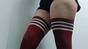 Topless Socks Tease
