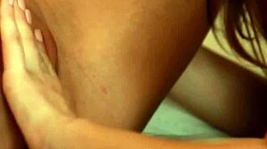 Tongue Bangs Brunette!