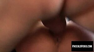 Nora Barcelona gagged. Pascal White dominates roughly.