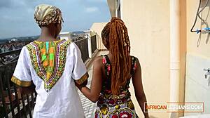 Intense Ebony Lesbian Play