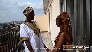 Intense Ebony Lesbian Play