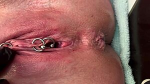 Pierced Clit Rubbing