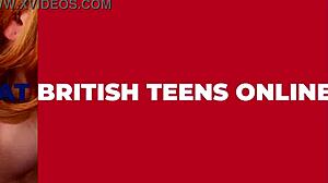 British Student Masturbates