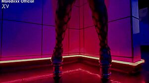 Redhead Teases Sensually