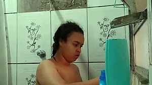 Brunette Shower Pussy