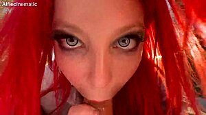 POV redhead fucking