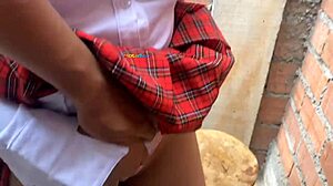 Colegiala cholita follada