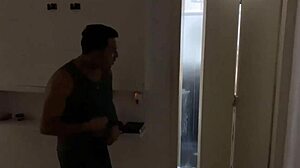 Spying Blonde Shower