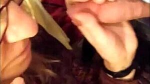 sucking cock on phone