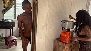 Pussy kitchen squirt