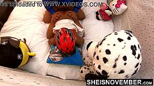 Ebony Babe Fucked Hard!