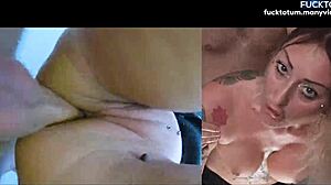 milf squirts anal creampie