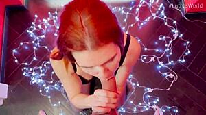 passionate teen blowjob