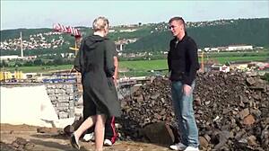 blonde public fucking