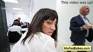 busty milf office suck