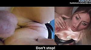 milf squirts anal creampie