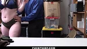 Teen Pat Down Shoplifting