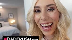 Teen Blonde Pranks Older