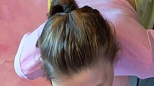 Homemade Gloryhole Blowjob