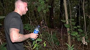 Hard Forest Double Penetration!