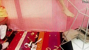 Milf waitresses foursome