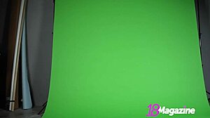 Barefoot Teen Shows Ass