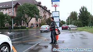 Eurobabe Bangs Grandpa