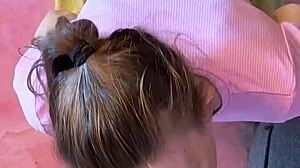 Homemade Gloryhole Blowjob