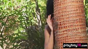 Ebony Teen Stripping