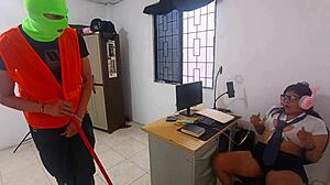 Janitor Fucks Secretary