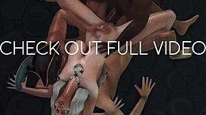 Rough gangbang breeding