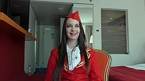 Creampied Air Hostess