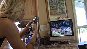 blonde milf interracial anal