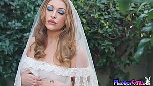 Redhead Flashes Boobs